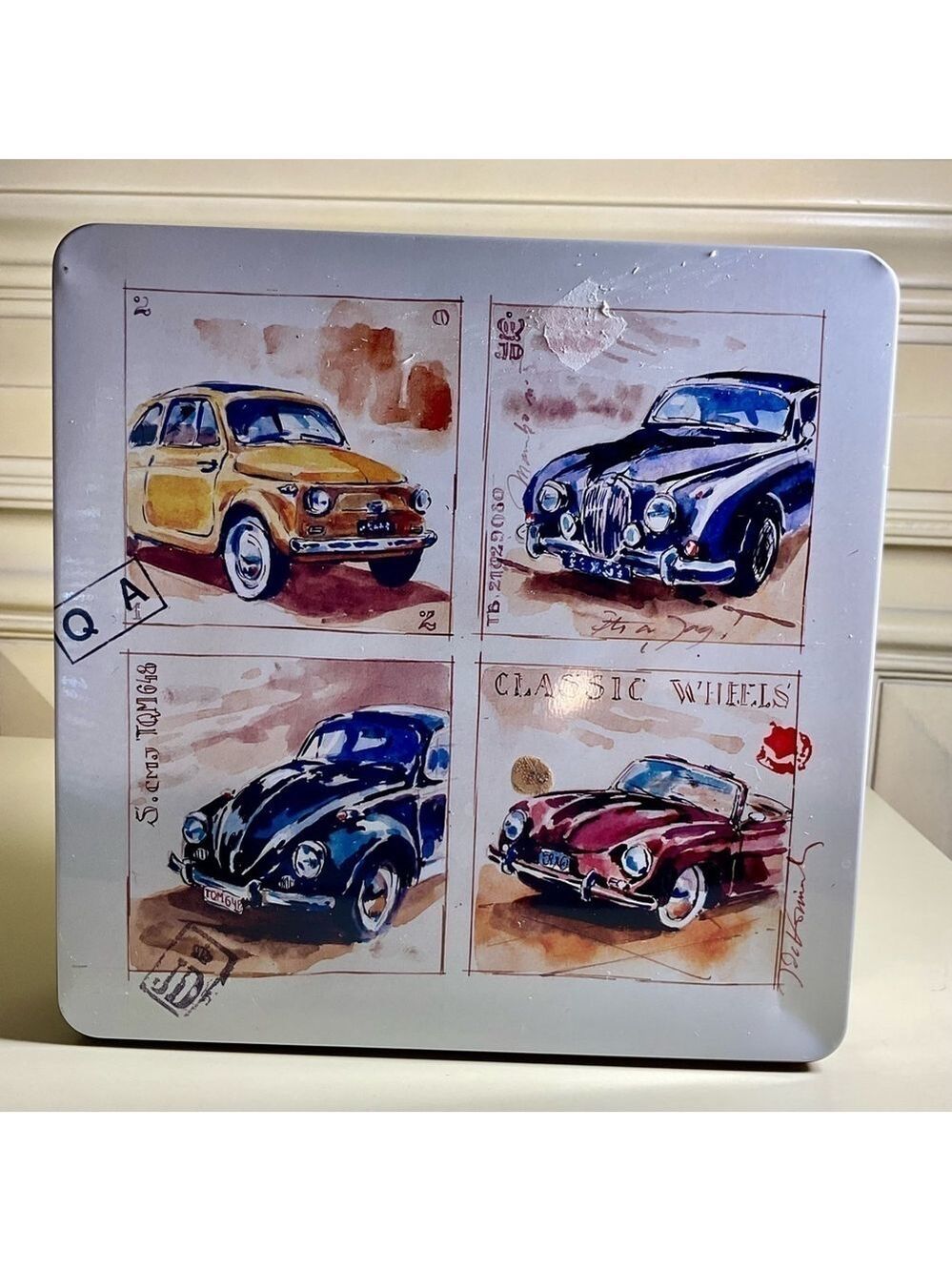 Classic cars tin
